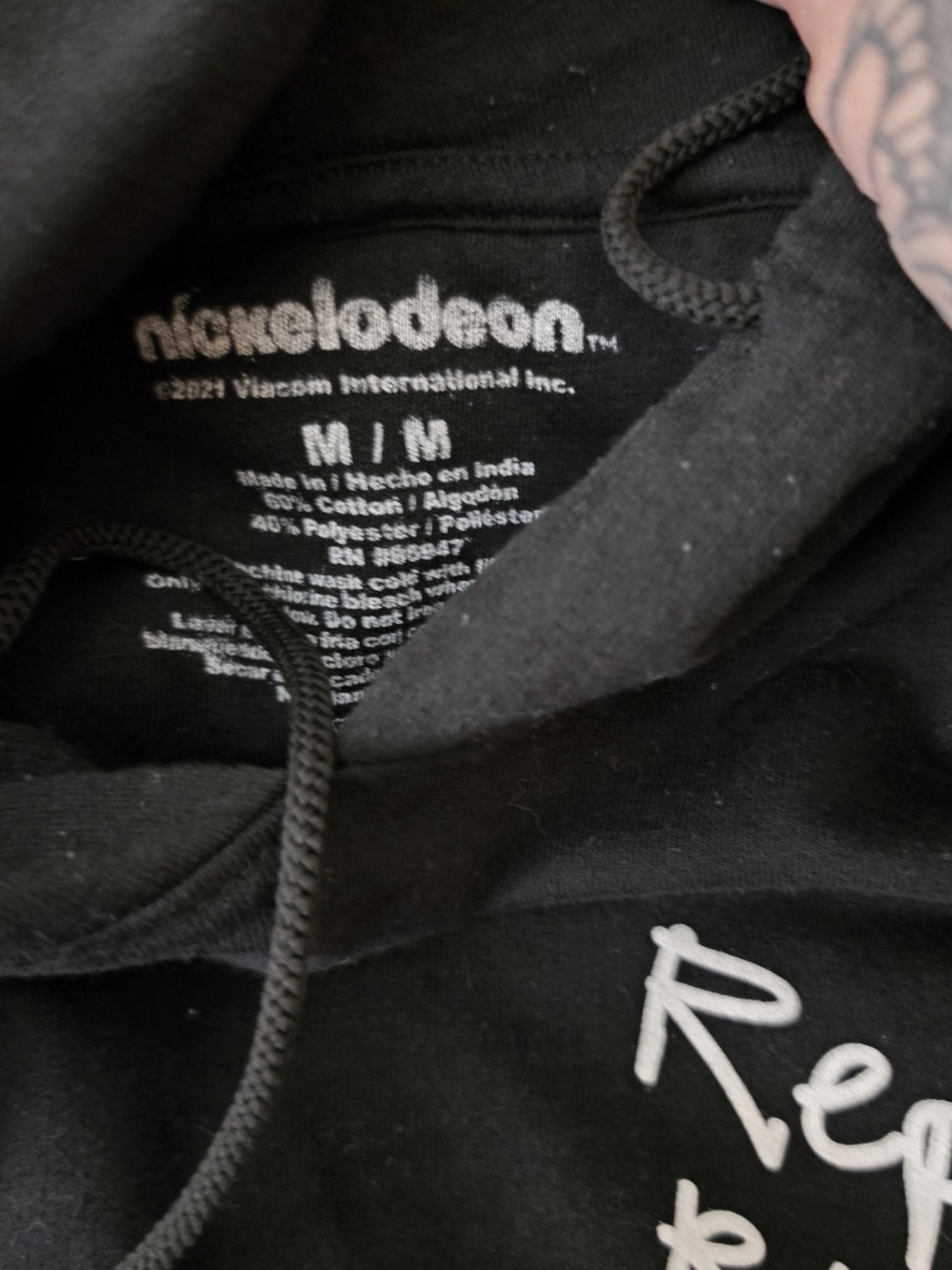 Nickelodeon Black Hoodie M